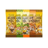 芭蜂HBAF蜂蜜黄油巴旦木坚果扁桃仁韩国进口零食炒货杏仁干果休闲零食 人气精选5种口味 30g*5袋
