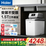 海尔（Haier）中央软水机家用小型厨下式全自动前置全屋净水软水系统1.5T大流量套装软化水除垢净水设备前十名 HZR12软水机（升级罗门哈斯）