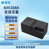 星恒电动车锂电池60V20Ah 电电瓶车电池 雅迪爱玛电池 铅酸车直上