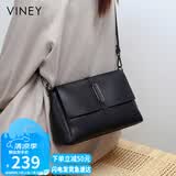 viney牛皮包包女包斜挎妈妈包中年轻奢单肩包生日礼物高级感送女友老婆