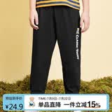 Classic Teddy精典泰迪儿童裤子男女童防蚊裤夏季宝宝纯棉薄款长裤 黑色 100 