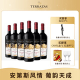 台阶阿根廷 台阶安第斯山脉 典藏赤霞珠 红葡萄酒 750ml 整箱送礼