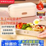 荣事达（Royalstar）电热饭盒加热自热热饭神器办公室轻音免注水加热可插电保温密封不锈钢内胆RFH04D特制