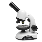 宝视德（bresser） 宝视德显微镜儿童生物体视两用高倍高清800倍科学实验玩具活力黄 珍珠白