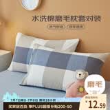艾薇枕头套磨毛枕套一对儿童枕套卡通学生单人枕套 简兮格 48*74cm