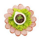 恒慧无淀粉火腿 休闲小吃 下酒菜300g 新包装味更美