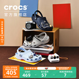 CROCS卡骆驰经典洞洞鞋男鞋一脚蹬女鞋沙滩鞋拖鞋|10001 深蓝-410(含智必星) 41 /42(260mm)