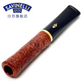 沙芬（SAVINELLI）进口石楠木商务型过滤烟嘴B539天然木吸附卷烟过滤器礼品戒烟男士 B539-ZN 自然色