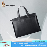 暇步士（Hush Puppies） 公文包男士头层牛皮薄款手提电脑包商务大容量时尚父亲节送男友