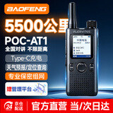 宝锋（BAOFENG）POC-AT1 公网对讲机 5000公里全网通插卡免续费 全国通话4G/5G318户外自驾游滑雪宝峰手台珠光黑