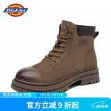Dickies男士马丁靴高帮时尚男靴工装靴情侣靴男 咖色 39-男女款