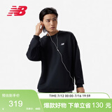 NEW BALANCE 卫衣男款简约休闲百搭运动套头衫MT41507 BK XL 