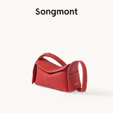 Songmont山下有松挂耳系列屋檐包mini设计师款头层牛皮通勤斜挎hobo包礼物