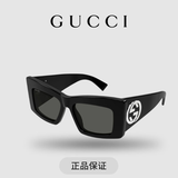 古驰（GUCCI）墨镜女士蝴蝶框太阳镜黑色情人节礼物GG1842S送礼礼物
