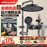 万和（Vanward）淋浴花洒套装精铜卫浴花洒全套一体式增压花洒喷头浴室淋浴器79H