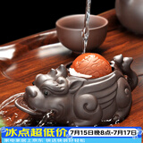 唐丰紫砂茶宠财源滚滚金蟾茶具茶盘摆件喷水聚宝金蟾茶桌配件 财源滚滚茶宠（宇辉同行同款）