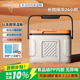 冰大师 ICEMASTER车载保温箱户外食品保热箱冰块冷藏箱药品保冷箱炫酷赛博机甲风6L