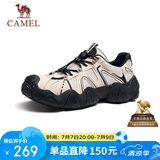 骆驼（CAMEL）云山1代户外春夏徒步登山休闲丑萌鞋情侣 G15S076104 米白/黑 41
