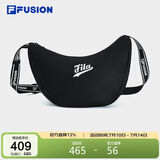 斐乐FUSION斐乐潮牌情侣款挎包饺子包单肩包斜挎包包