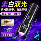 魔铁（MOTIE）手电筒蝎子灯专用照抓捕蝎子紫外线强光远射紫光灯充电户外知了猴