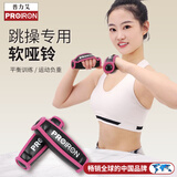 PROIRON普力艾 手握软哑铃男女健身腕带式小哑铃手环跳操超慢跑 0.5KG*2