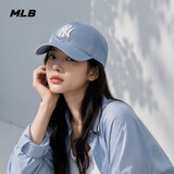 MLB帽子男女情侣款软顶遮阳鸭舌帽棒球帽3ACP6601N-50SBL