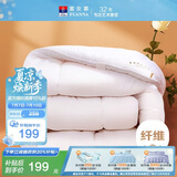 富安娜 舒暖 加厚纤维被 双人冬季加厚保暖被芯 8.2斤 230*229cm 白色