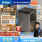 海尔（Haier）全自动波轮洗衣机10公斤大容量  直驱变频 6键自编程 国家补贴京东自营 家用租房 EB100B32Mate1