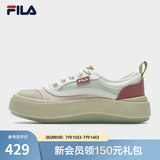 斐乐（FILA）官方女鞋水母鞋帆布鞋夏时尚复古休闲鞋 桃色粉/新薄荷绿-CS 36.5
