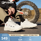 斐乐（FILA）FUSION 斐乐潮牌篮球鞋女鞋低帮篮球文化鞋复古休闲鞋老爹鞋 燕麦色-T12W941206AOM 36.5