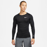 耐克NIKE男子T恤紧身舒适PRO长袖DD1991-010黑色2XL