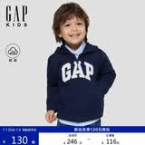 盖璞（GAP）男女幼童秋季款抓绒logo连帽卫衣外套儿童装美版723271