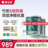 嘉宝莉内墙乳胶漆竹炭抗甲醛五合一墙面漆防霉油漆涂料60KG/45L底面套装