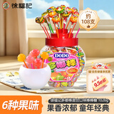 徐福记多嘟棒混合口味棒棒糖1026g约108支桶装 分享装奖励学生 休闲零食