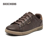 斯凯奇（Skechers）商务鞋男士高端休闲鞋复古板鞋舒适轻便百搭通勤鞋