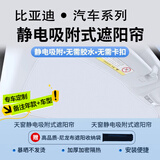 鑫盛凌比亚迪天窗遮阳帘天幕遮阳挡车顶玻璃前挡风车内遮阳板防晒隔热罩 【1:1原车定制】未找到车型-下单留言备注车型年款 【备注车型年款配置】升级麂皮绒静电吸附款