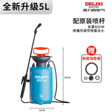 德力西喷雾器喷壶打药机神器农用小型消毒家用浇花农药喷水壶喷枪喷洒 5L特厚款+原厂喷杆+肩带