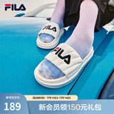 斐乐（FILA）女鞋运动拖鞋厚底凉拖沙滩鞋漂流船 奶白-GD 37.5