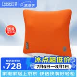 瑞多按摩抱枕 腰部按摩器靠垫靠枕充电 车载颈椎背部按摩仪 节日生日礼物送父母爸爸妈妈长辈B-200 B-200 /活力橙