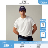 Teenie Weenie Men小熊男装春夏款短袖男美式运动休闲全棉凉感刺绣圆领T恤上衣 白色 S