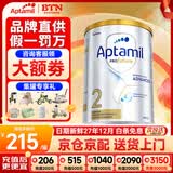 爱他美（Aptamil）澳洲白金版 含DHA段叶黄素婴幼儿牛奶粉保税新西兰原装进口 2段 800g 1罐 【多罐询客服领大额劵】效期28年4月