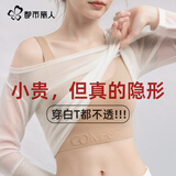 都市丽人大胸显小纸片人女士内衣束胸背心式无痕美背粉底液无钢圈文胸罩