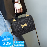 YUYULA牛皮包包女包斜挎包品牌轻奢手提链条包生日礼物高级感送女友老婆