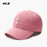 MLB帽子男女情侣棒球帽软顶鸭舌帽休闲运动帽四季3ACP7701N-45PKM-F