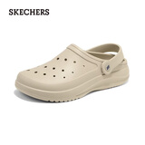斯凯奇（Skechers）洞洞鞋男士夏季户外轻便百搭休闲凉鞋包头软底凉拖鞋
