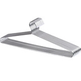 馨颜大衣架晾衣架不锈钢实心晾床单晒被子被套加粗加长特大号衣挂衣架 长120cm(特粗7.0线实心) 2支