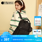 LeSportsac乐播诗新款双肩包旅行包背包大容量电脑包书包生日礼物 黑色