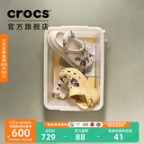 CROCS卡骆驰檀健次同款经典泡芙洞洞鞋轻便舒适男女同款花园鞋|207521 骨白色-2Y2(含智必星) 39 (240mm)