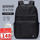 第九城（V.NINE）双肩包男士14/15.6英寸大容量电脑背包男女学生书包旅行运动背包
