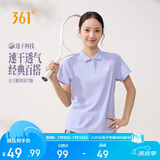 361°t恤女夏季新款运动polo衫速干休闲跑步健身短袖上衣662624111H-5